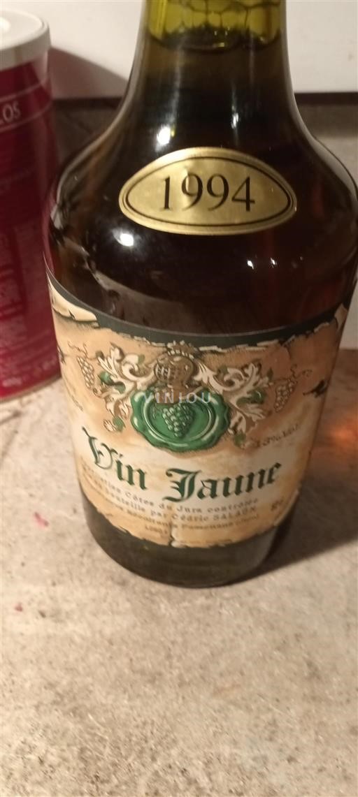 Jura Côtes du Jura Cave Sain-Jean Vin Jaune 1994