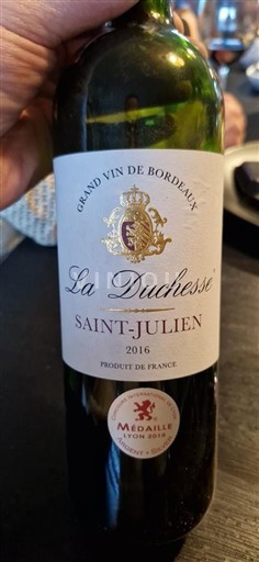 Bordeaux Saint-Julien La Duchesse 2015