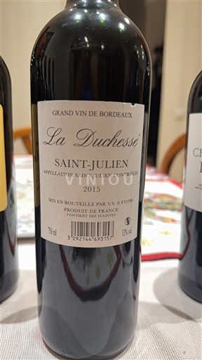 Bordeaux Saint-Julien La Duchesse 2015