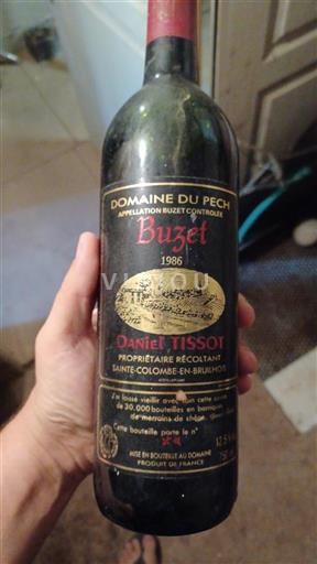 Südwestfrankreich Buzet Domaine Pech 1986