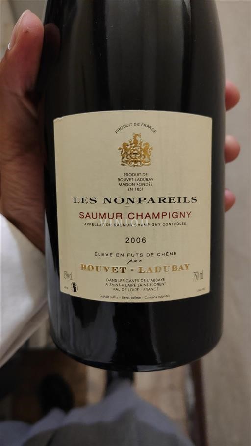 Valle del Loira Saumur-Champigny Bouvet-Ladubay Les Nonpareils 2006