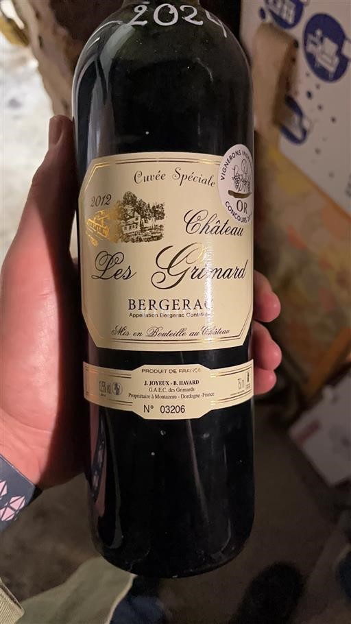 Zuidwest-Frankrijk Bergerac Château Les Grimard Spéciale 2012