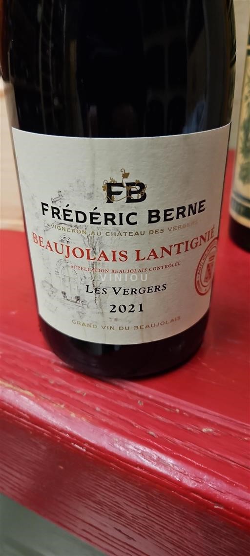 Beaujolais Beaujolais Villages Frédéric Berne Les Vergers 2021