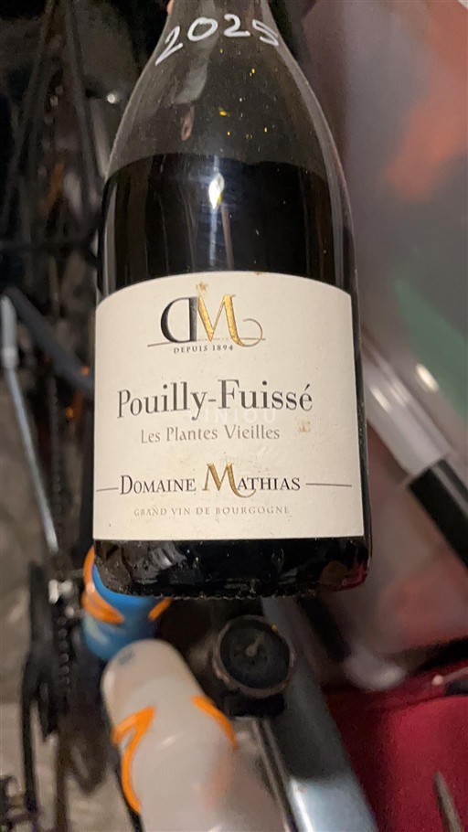 Burgund Pouilly-fuissé Domaine Mathias Les Plantes Vieilles 2020
