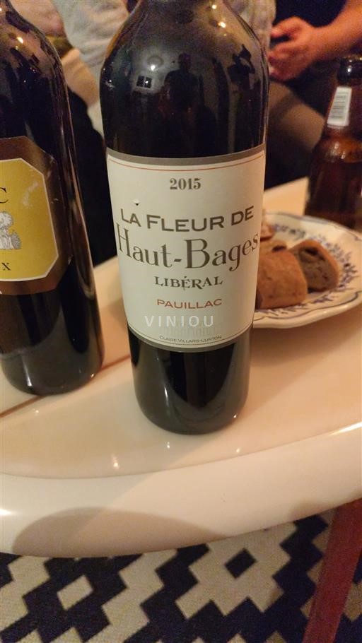 Bordeaux Pauillac Haut-Bages Libéral La Fleur de Haut-Bages Libéral 2015