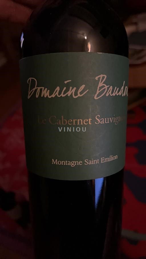 Bordeaux Montagne-Saint-Émilion Domaine Baudon Le Cabernet Sauvignon 2021