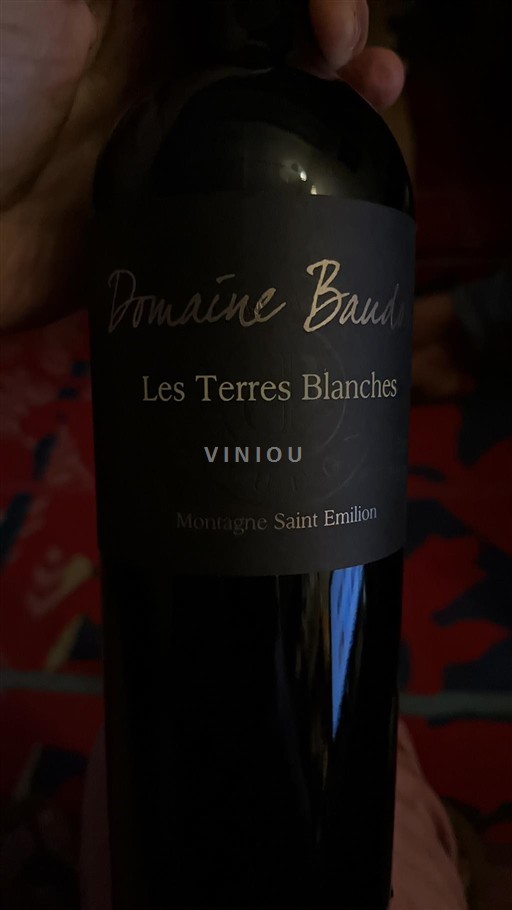 Bordeaux Montagne-Saint-Émilion Domaine Baudon Les Terres Blanches 2023