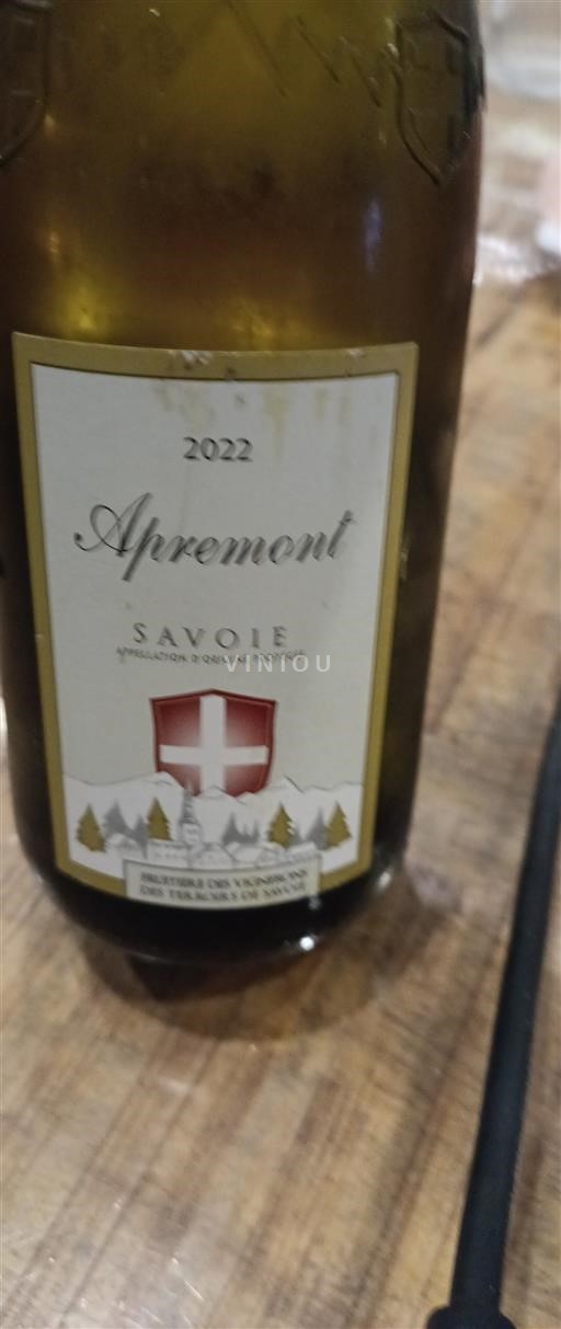Savoie och Bugey Apremont Fruitiere des vignerons 2022