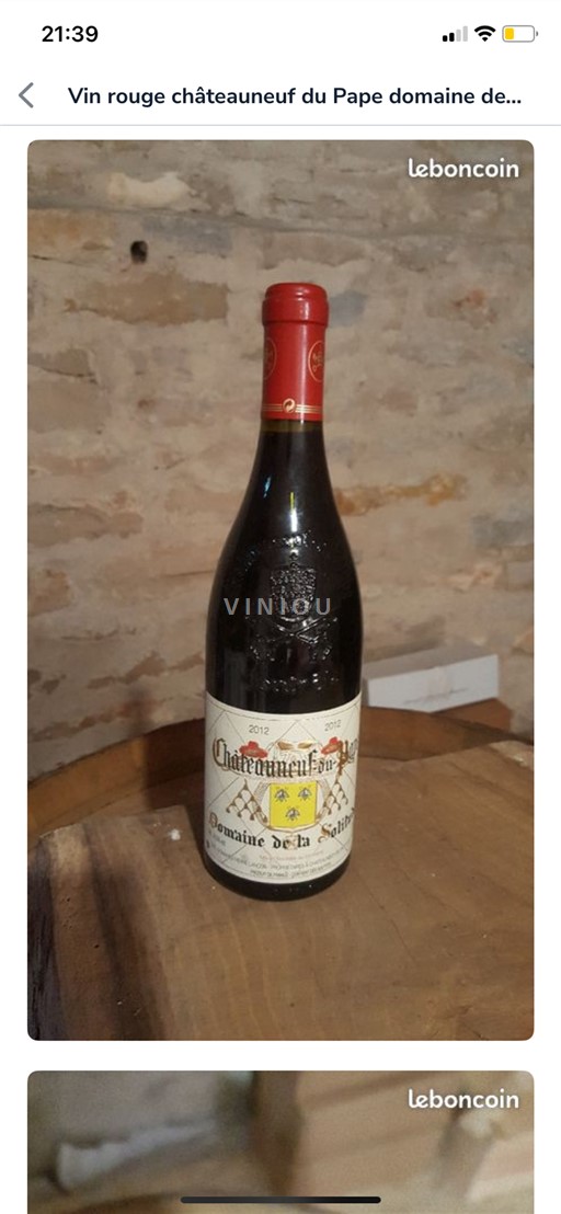 Rhônetal Châteauneuf-du-Pape Domaine La Solitude 2012