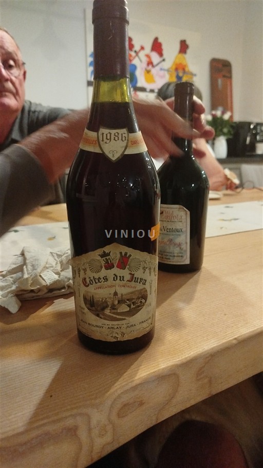 Jura Côtes-du-Jura Jean Bourdy 1986