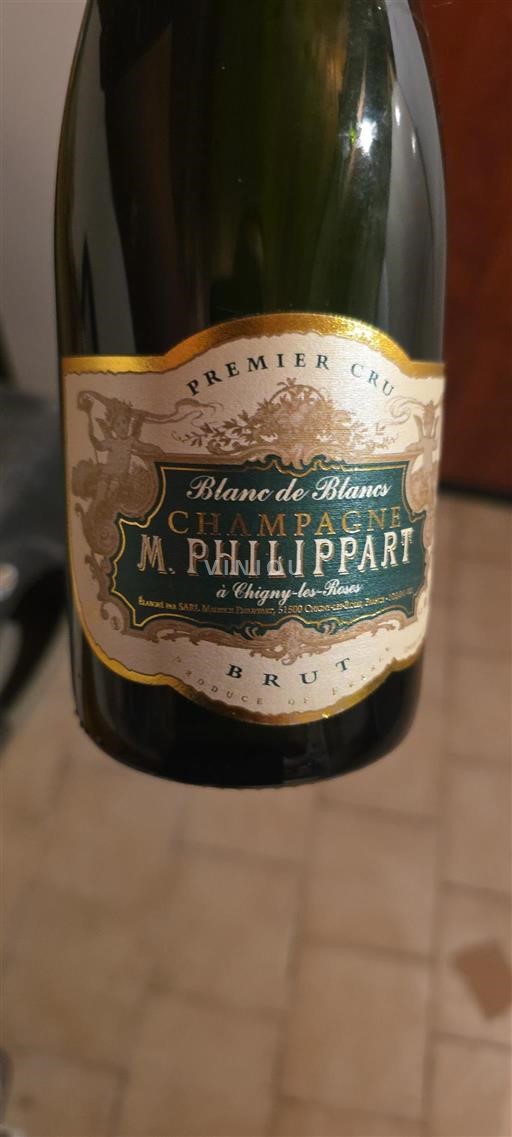 Champaña Champán Premier Cru M. Philippart Blanc de Blancs Sin añada