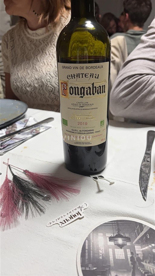 Burdeos Côtes-de-Bordeaux Château Fon Gabian 2019