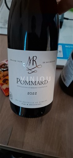 Burgundy Pommard M. Rossignol 2022