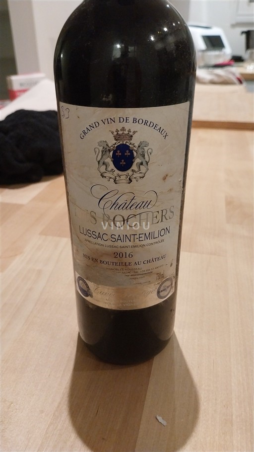 Bordeaux Lussac-Saint-Émilion Château Les Rochers 2016
