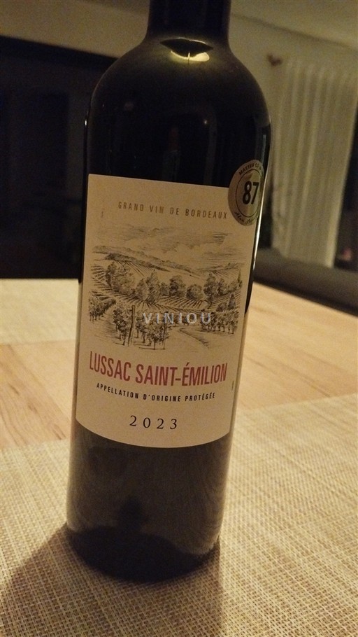 Bordeaux Lussac-saint-émilion Les celliers de canterane 2023