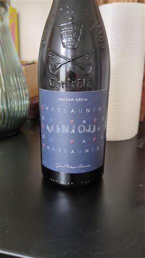 Vinos Rouge sec Maison Orcia 2021 Francia Valle del Ródano Châteauneuf-du-Pape. AOC