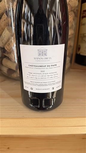 Valle del Ródano Châteauneuf-du-Pape. Maison Orcia 2021