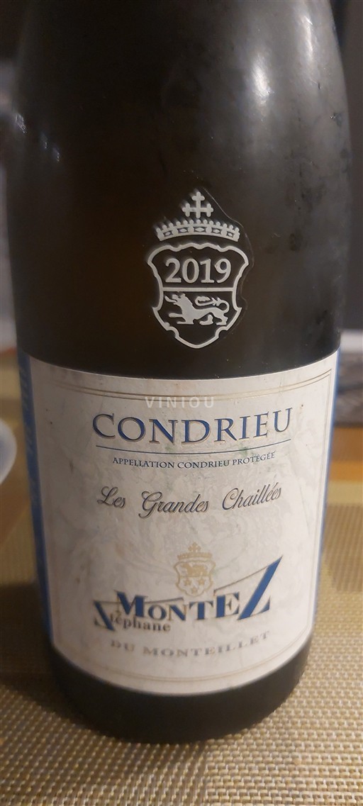Vale do Ródano Condrieu Stéphane Montez Les Grandes Chaillées 2019