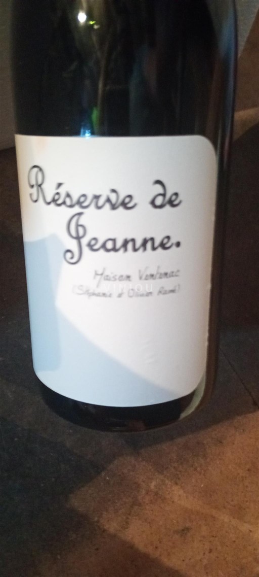 Borgogna Maison Ventenac Réserve de Jeanne 2020