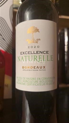 Bordeaux Excellence Naturelle 2020