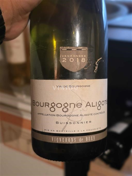 Borgoña Borgoña-Aligoté Vignerons de Buxy Buissonnier 2018