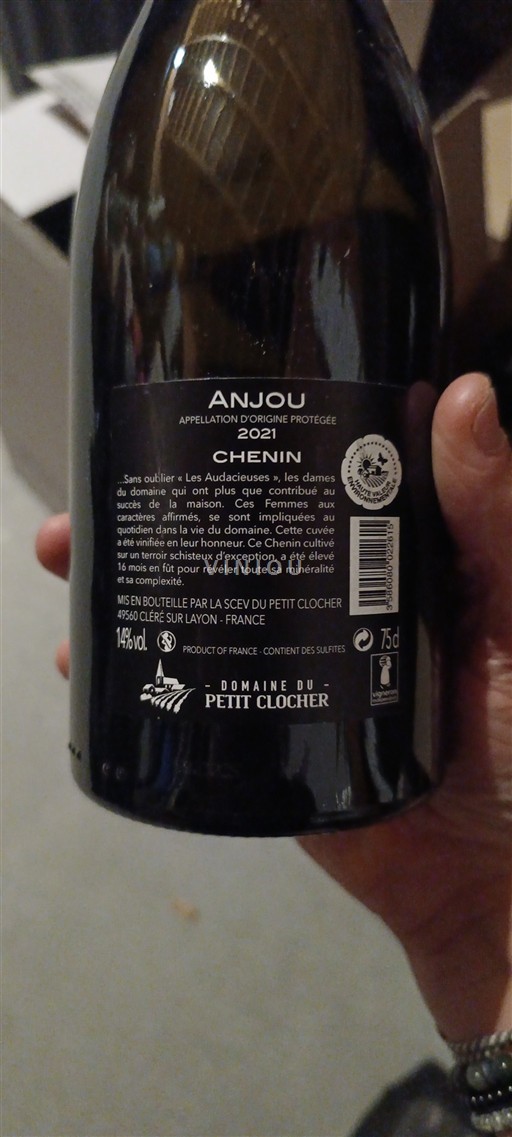 Loiretal Anjou Domaine Petit Clocher Chenin 2021