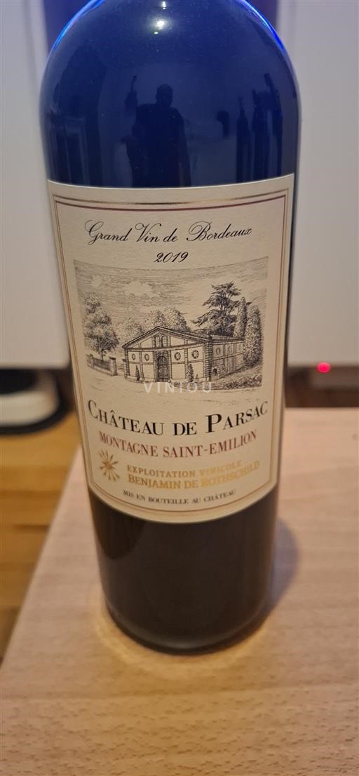 Bordéus Montagne-saint-émilion Château Parsac 2019