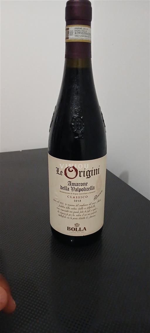 Veneto Amarone della Valpolicella Bolla Le Origini 2018