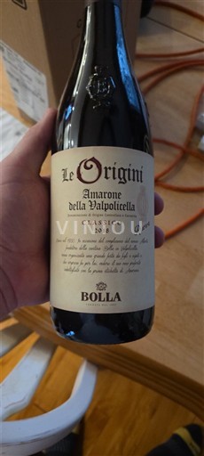 Vénétie Amarone della Valpolicella Bolla Le Origini 2018
