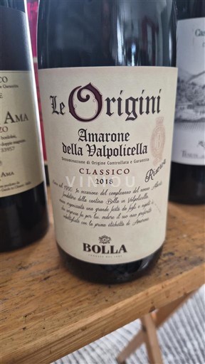Venetia Amarone della Valpolicella Bolla Le Origini 2018