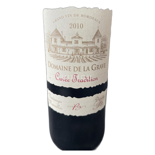 Bordeaux Non specificato Domaine de la Grave Tradition 2010