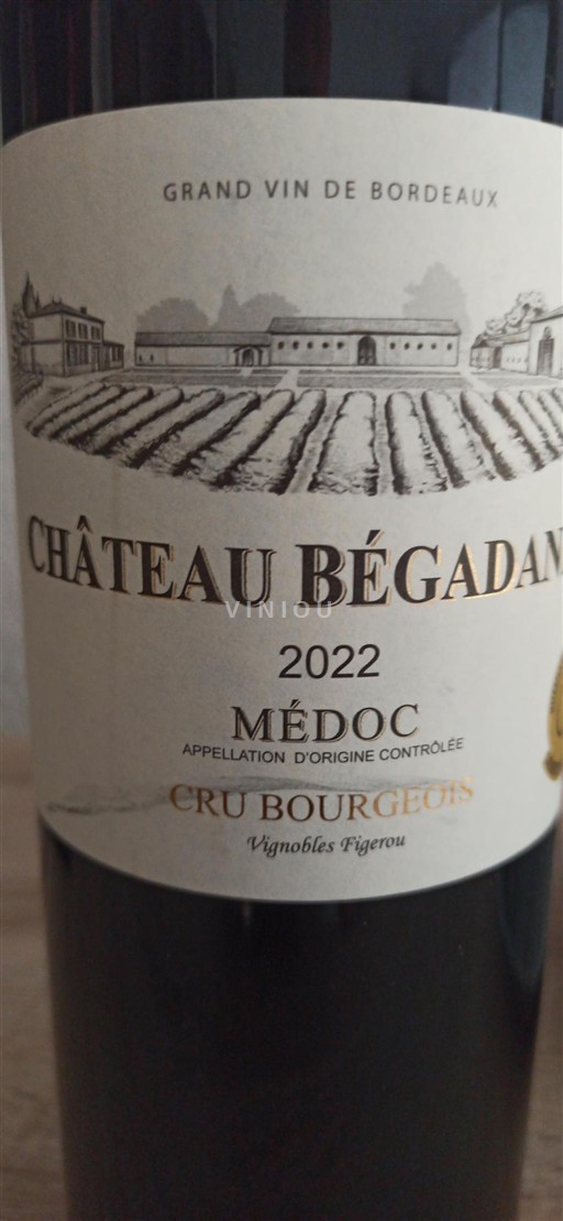 Bordeaux Médoc Château Bégadan 2022