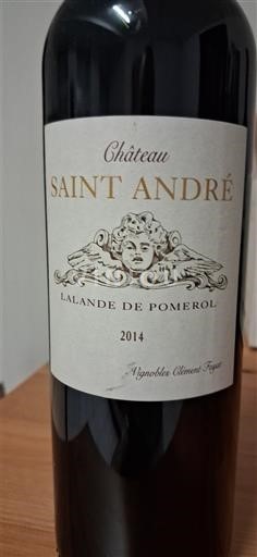 Bordeaux Lalande-de-Pomerol Château Saint André 2014