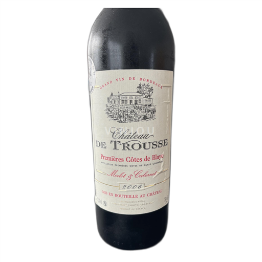 Bordeaux Non specificato Château de Trousse Merlot & Cabernet 2006