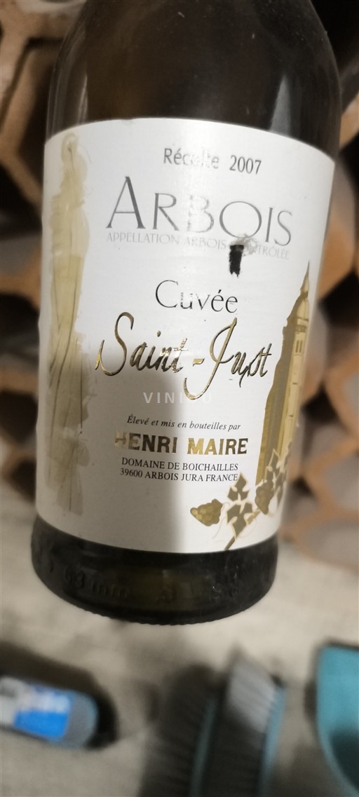 Jura Arbois Henri Maire Saint-Just 2007