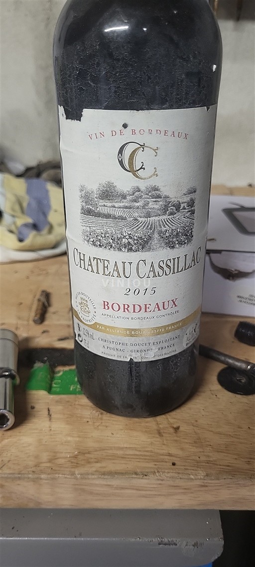 Burdeos Bordeaux Château Cassillac 2015