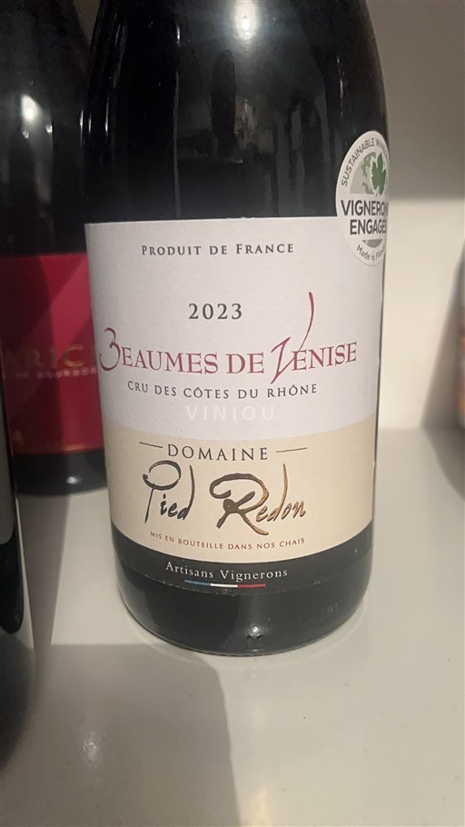 Rhônetal Beaumes de Venise Domaine Pied Redon 2023