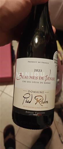 Thung lũng Rhône Beaumes de Venise Domaine Pied Redon 2023
