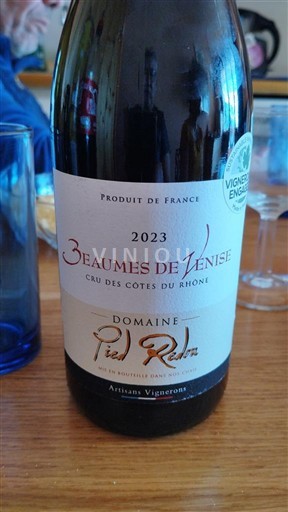 Rhônedalen Beaumes de Venise Domaine Pied Redon 2023