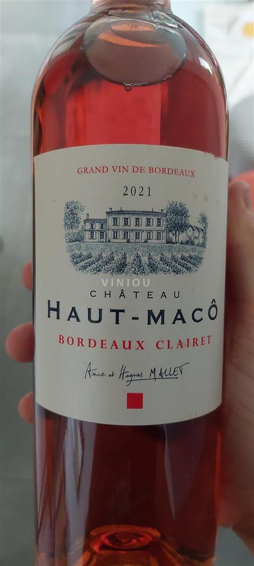Burdeos Bordeaux clairet Château Haut-Macô 2021