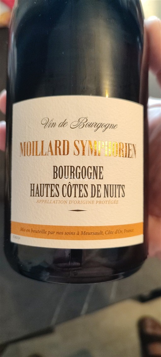 Bourgogne Hautes Côtes de Nuits Moillard Symphorien 2022