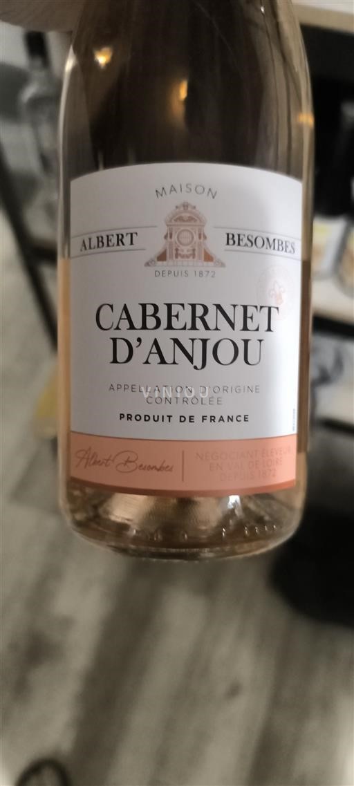 Loirevallei Cabernet d'Anjou Albert Besombes Niet-geïntegreerd