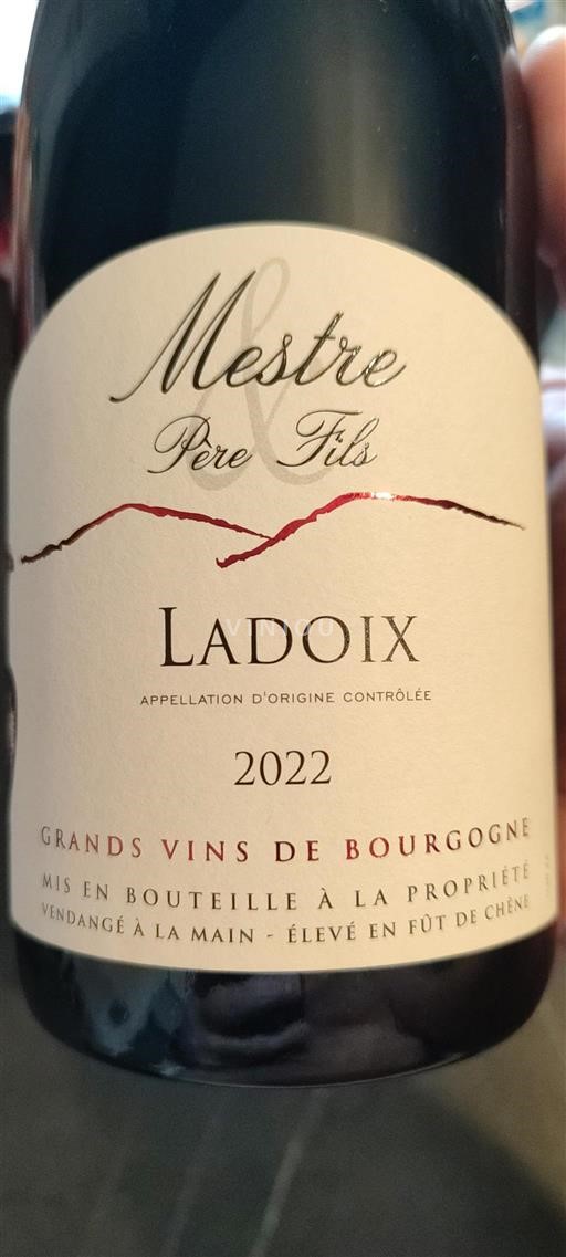 Burgundy Ladoix Mestre Père & Fils 2022
