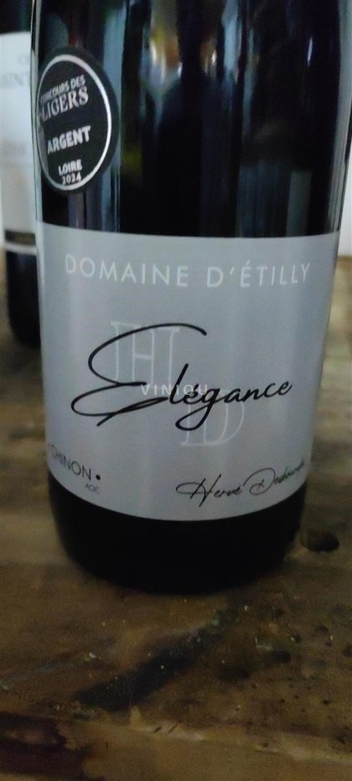 Vallée de la Loire Chinon Domaine Étilly Élégance 2023