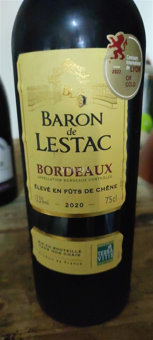 Bordeaux Baron de Lestac 2020