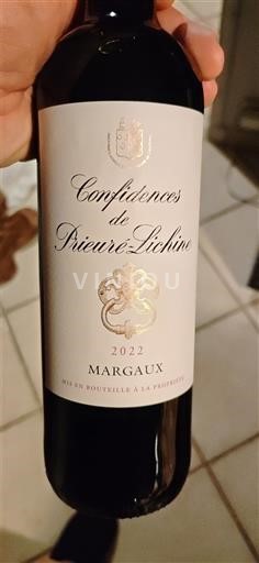 Bordeaux Margaux Prieuré-Lichine Confidences de Prieuré-Lichine 2022