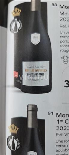 Vin Rouge sec Moillard Symphorien 2023 Frankrike Burgund Morey-saint-denis AOC