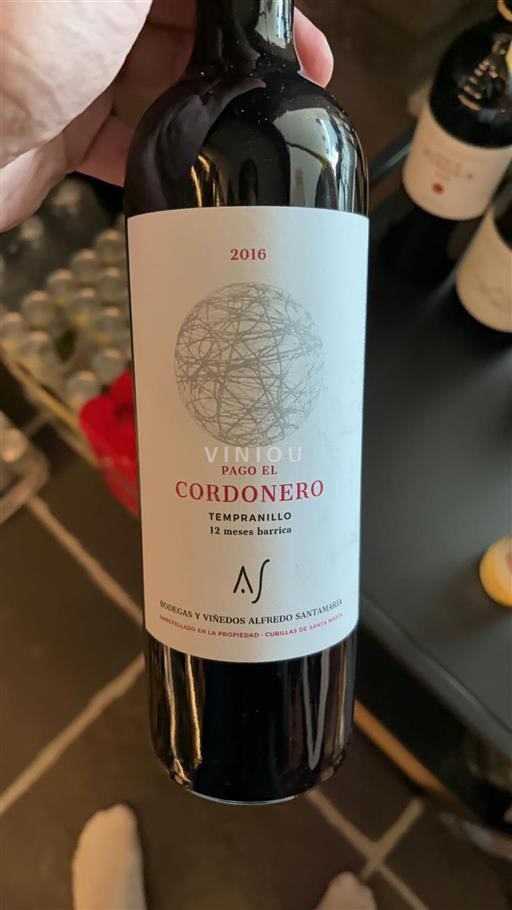 Castilla y León Không được chỉ định Bodegas y Viñedos Alfredo Santamaría Pago El Cordonero 2016