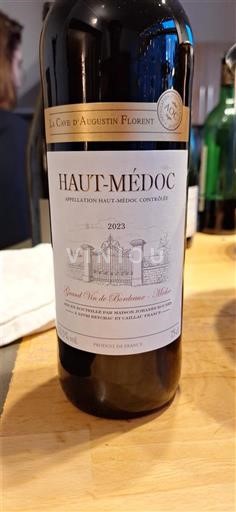 Bordeaux Haut-Médoc La Cave Augustin Florent 2023