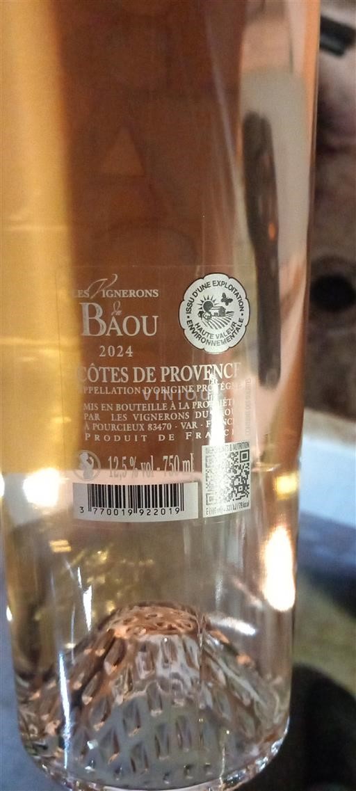 Provence Côtes-de-Provence Les Vignerons du Baou 2024